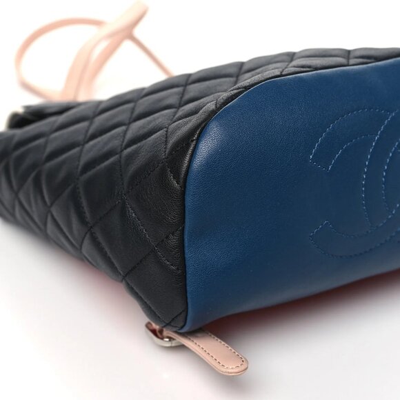 CHANEL Lambskin Quilted Cuba Urban Spirit Backpack Black Shoulder Bag - Picture 2 of 10